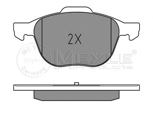 Колодки тормозные 0252372318PD MEYLE