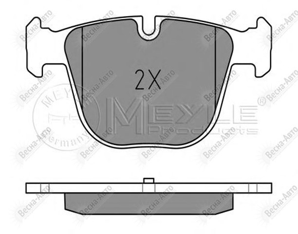 Колодки дисковые  0252373017 MEYLE