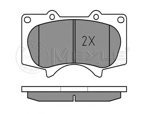 MEYLE 0252402417W Колодки тормозные передние дисковые в наличии Ирпень