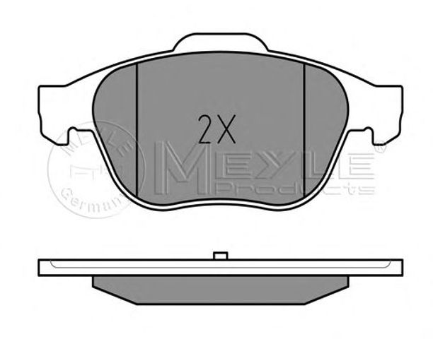 Колодки 0252453618 MEYLE