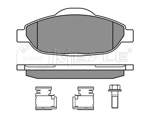 Тормозные колодки 0252466017 MEYLE