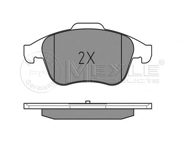 Колодки тормозные 0252470917 MEYLE