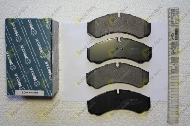 Колодки тормозные задние, дисковые 0252912120 MEYLE