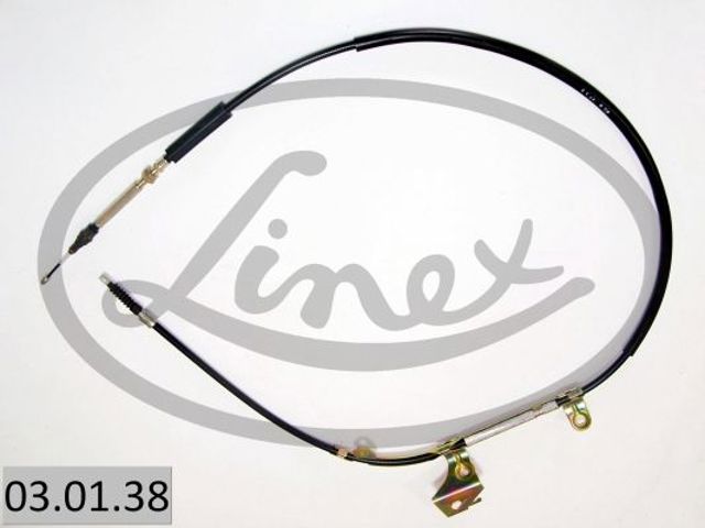 Трос ручного тормоза задний 030138 LINEX