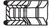 Комплект поршневых колец на 1 цилиндр, STD 03852N0 MAHLE