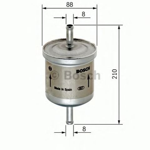 0450905908 BOSCH Топливный фильтр купить в Каменское
