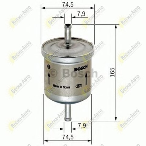 BOSCH 0450905927 Фильтр топливный в наличии Павлоград