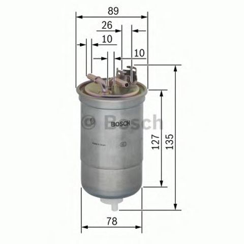 0450906429 BOSCH Топливный фильтр купить в Николаев