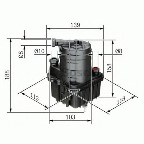 BOSCH 0450907015 Фильтр топливный в наличии Ужгород