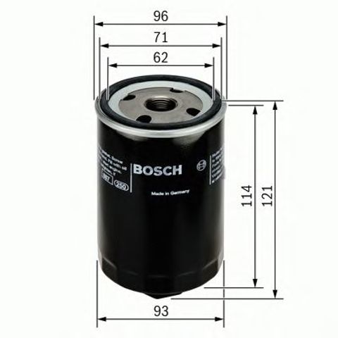 Фильтр центробежный очистки масла 0451103028 BOSCH