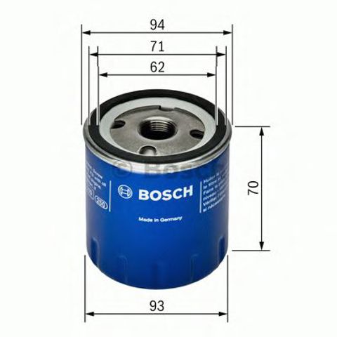 0451103093 BOSCH Масляный фильтр купить в Ужгород