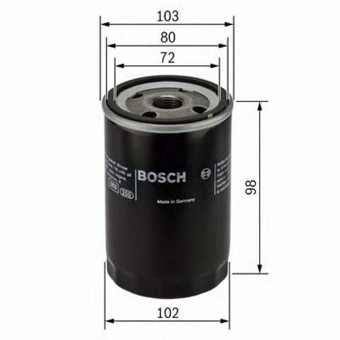0451103365 BOSCH Масляный фильтр купить в Винница
