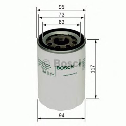 BOSCH 0451103366 Фильтр масляный в наличии Тернополь