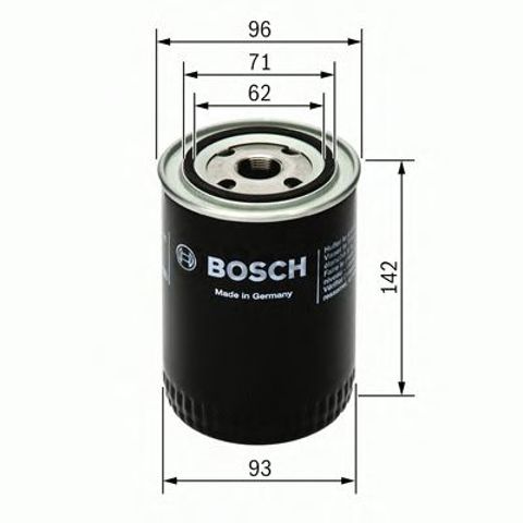 0451104066 BOSCH Фильтр масляный купить в Ровно
