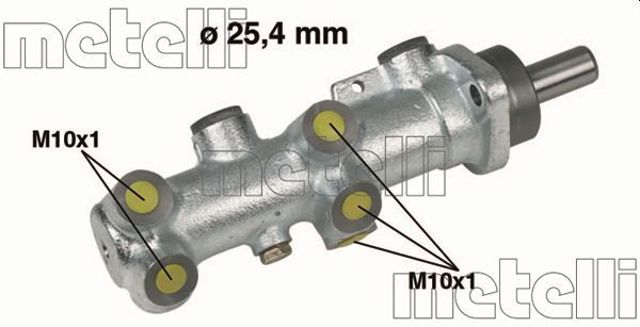 Цилиндр главный тормоза (гидротормозов) 050239 METELLI