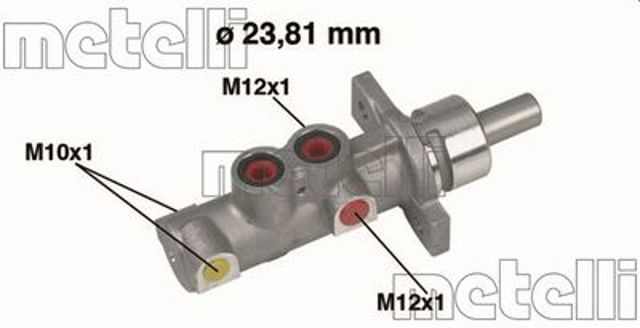 Цилиндр тормозной, главный 050362 METELLI