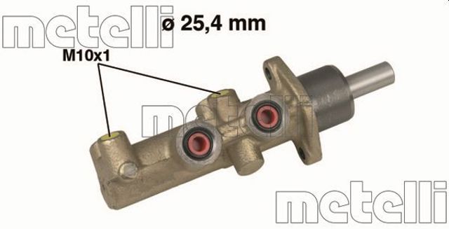 Цилиндр тормозной, главный 050481 METELLI