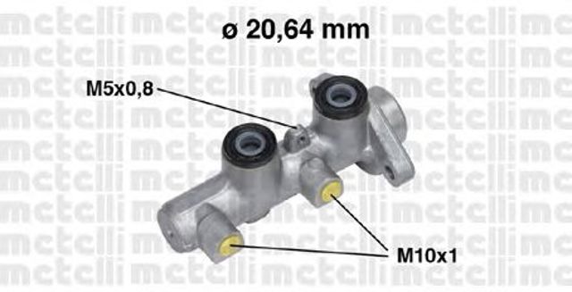 Цилиндр тормозной, главный 050514 METELLI