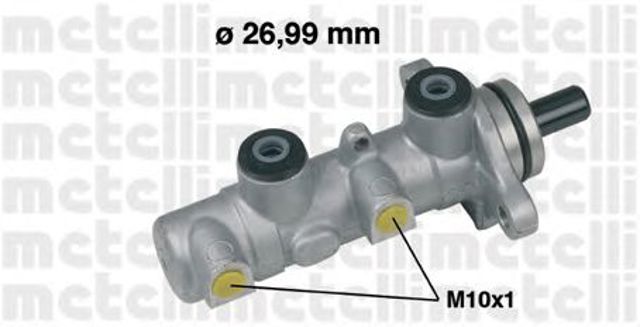 Цилиндр главный тормоза (гидротормозов) 050588 METELLI