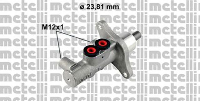 Цилиндр главный тормоза (гидротормозов) 050776 METELLI