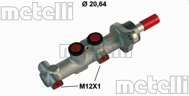 METELLI 050863 Главный тормозной цилиндр в наличии Павлоград