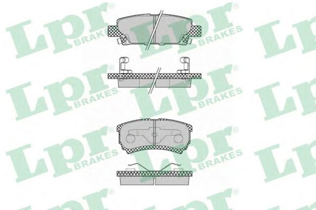Колодки на тормоз задний дисковый 05P1373 LPR