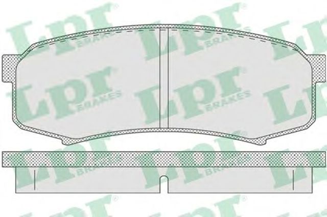 Колодки дисковые  05P749 LPR
