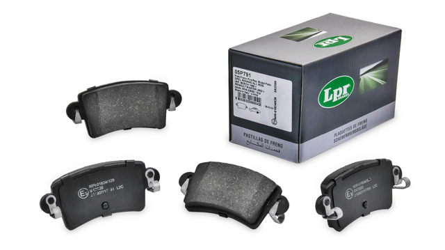 Задние колодки 05P791 LPR