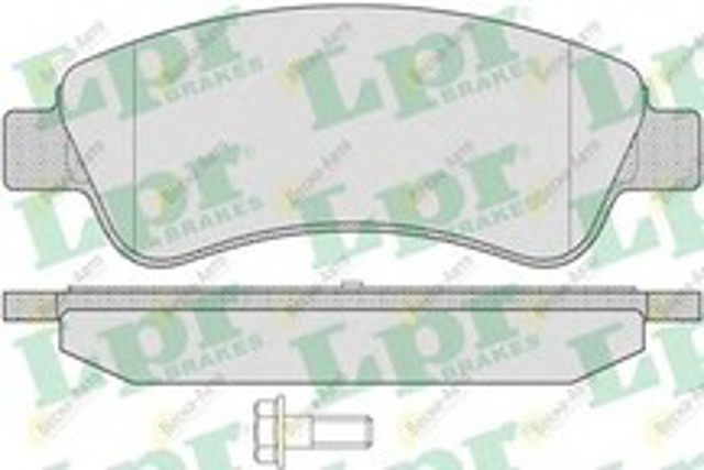 LPR 05P802 Колодки тормозные передние дисковые в наличии Запорожье