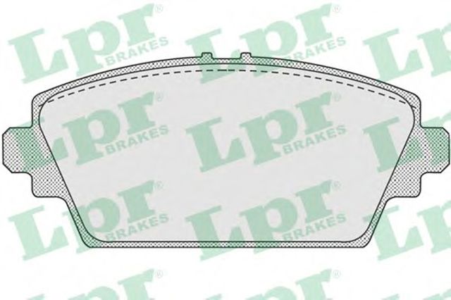 Колодки тормозные передние дисковые 05P940 LPR