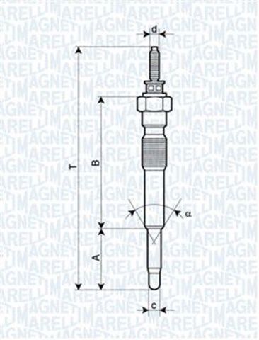 062900068304 MAGNETI MARELLI Свечи накала купить в Харьков