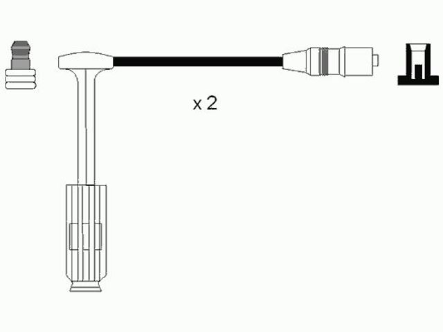 Провода зажигания Мерседес-бенц Спринтер I 2-t