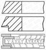 Кольца поршневые STD на 1 цилиндр 0810240000 GOETZE