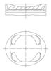 Поршень в комплекте на 1 цилиндр, STD 081PI00104000 MAHLE
