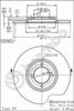 Передний тормозной диск 08227510 BREMBO