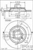 Задний тормозной диск 08917611 BREMBO