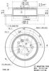 Задний дисковый тормоз 08A15011 BREMBO