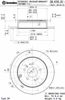 Задний дисковый тормоз 08A75520 BREMBO