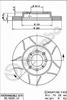 Передний тормозной диск 09550975 BREMBO