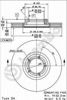 Передний тормозной диск 09695910 BREMBO