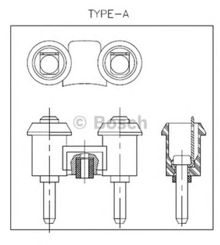 BOSCH 0986320111 Сигнал звуковой (клаксон) в наличии Украина