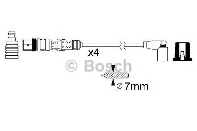 BOSCH 0986356345 Высоковольтные провода в наличии Ужгород