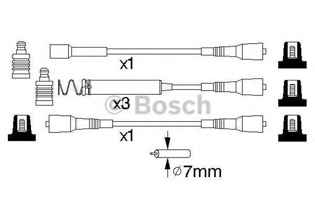 BOSCH 0986356850 Высоковольтные провода в наличии Житомир