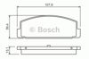 Колодки дисковые  0986424295 BOSCH