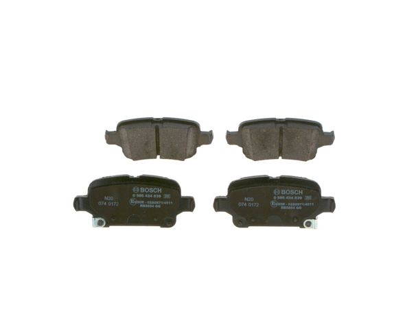 0986424839 BOSCH Колодки тормозные задние дисковые купить в Украина