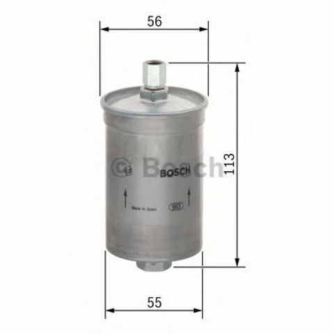 0986450124 BOSCH Топливный фильтр купить в Харьков