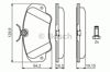 Колодки тормозные 0986460939 BOSCH