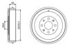 Задний барабан 0986477208 BOSCH