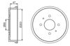 Тормозной барабан 0986477235 BOSCH