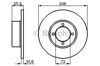 Ротор тормозной 0986478082 BOSCH